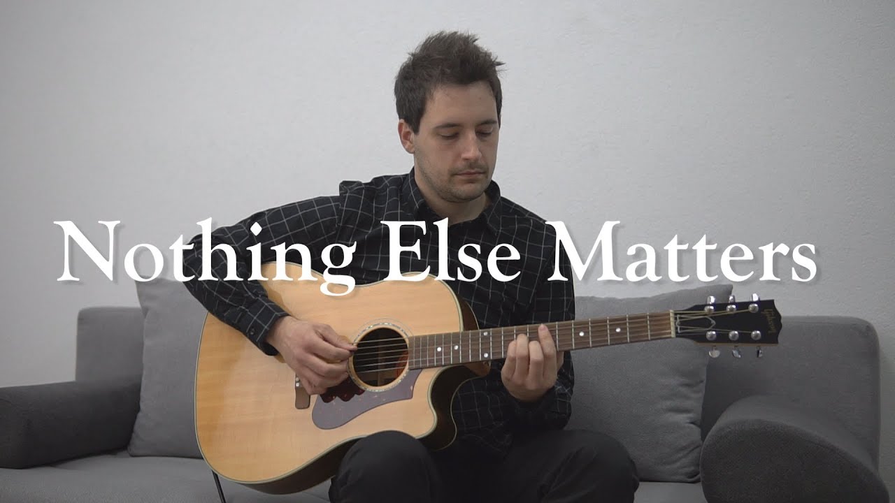 Metallica - Nothing Else Matters (Acoustic Cover) (w Solo)