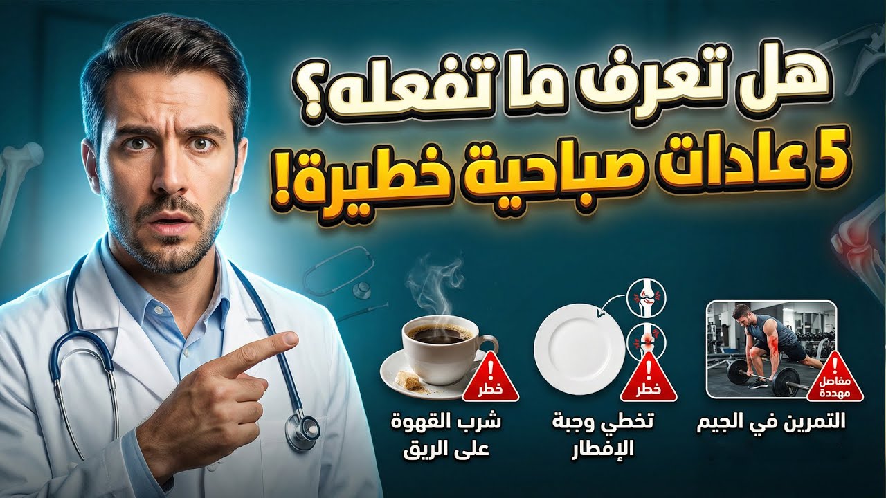 احذر! 5 عادات صباحية تضعف العظام والمفاصل دون أن تشعر