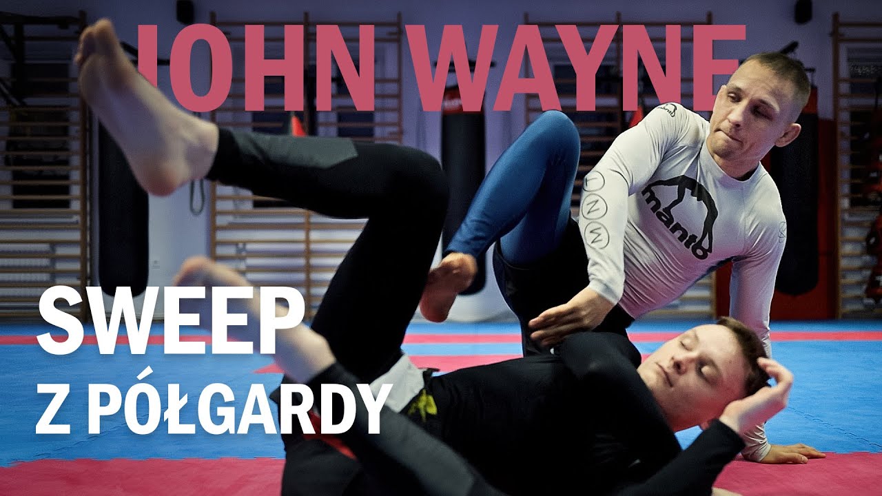 John Wayne sweep z półgardy | Technika BJJ NO GI