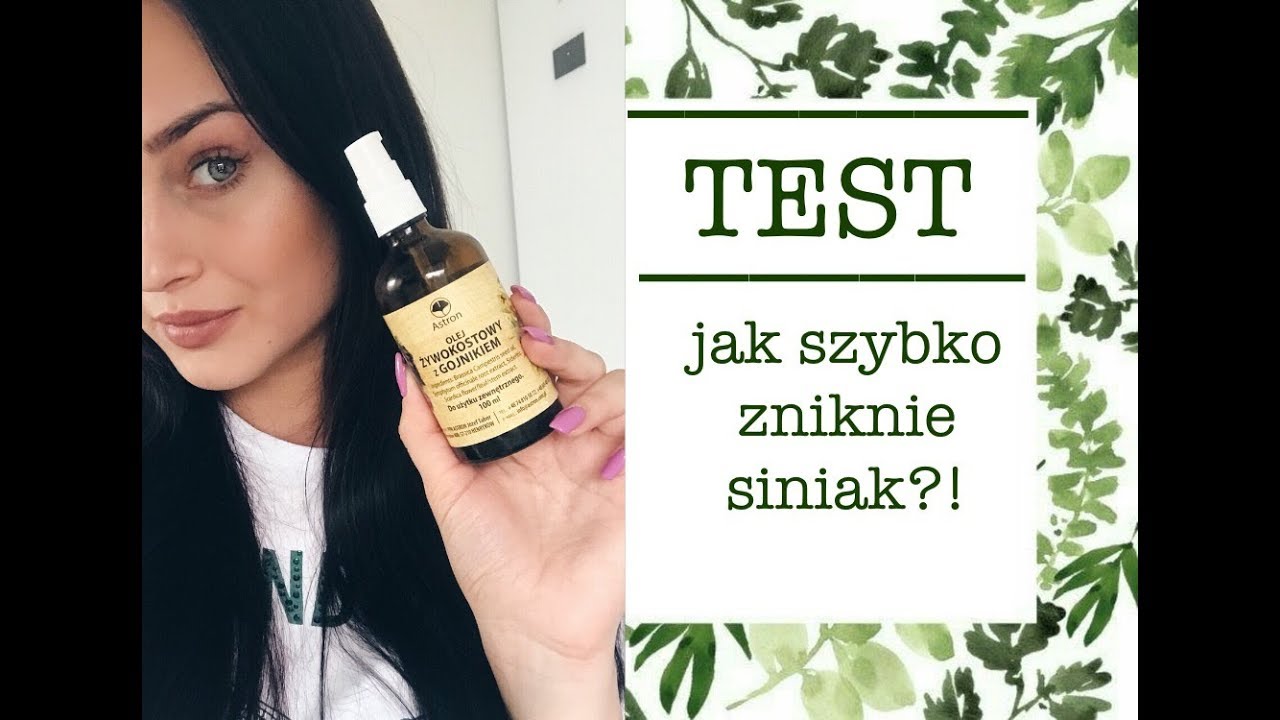 Olej żywokostowy z gojnikiem - TEST: jak działa na siniaki?