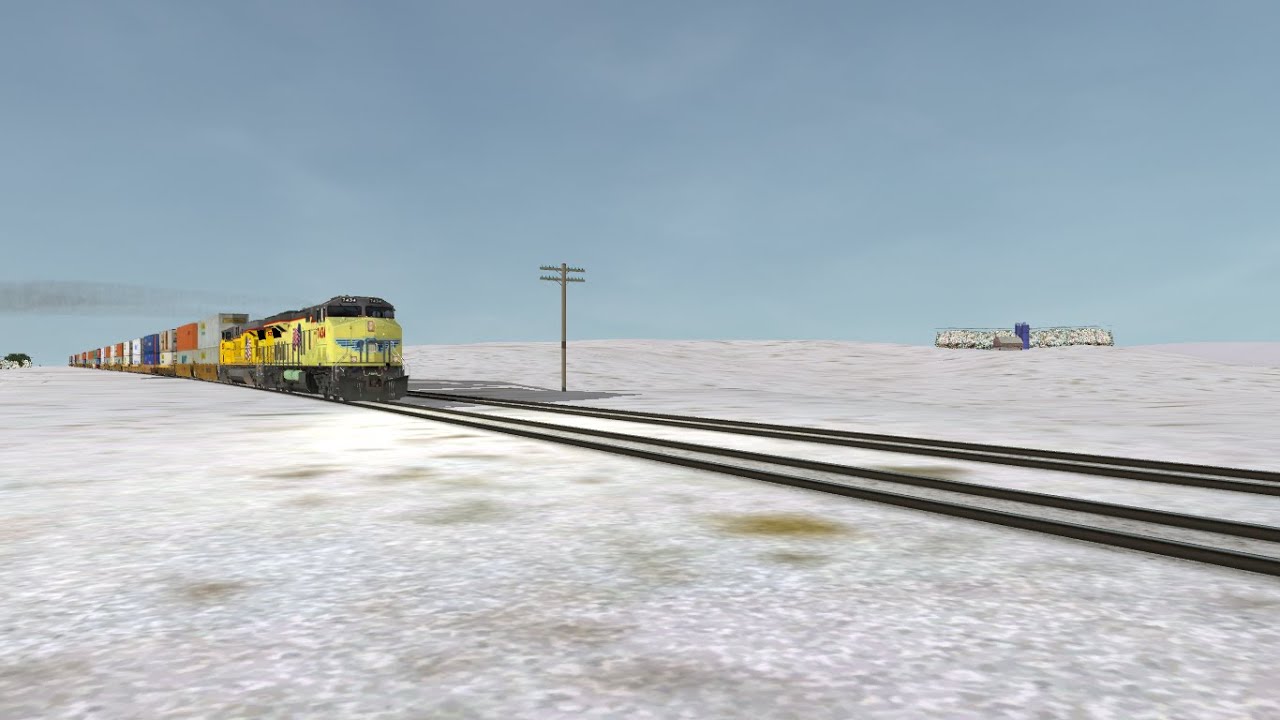 ORTS: Fast UP C45ACCTE #7434 EB INPG4X-01 At Luzerne, IA