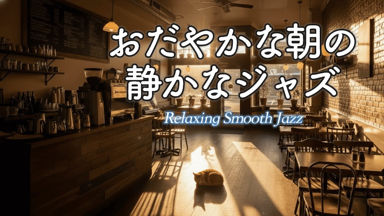朝を穏やかに始めるジャズ音楽｜静かで落ち着いた喫茶店のひととき［作業用・リラックスBGM］- Calm Morning Jazz -