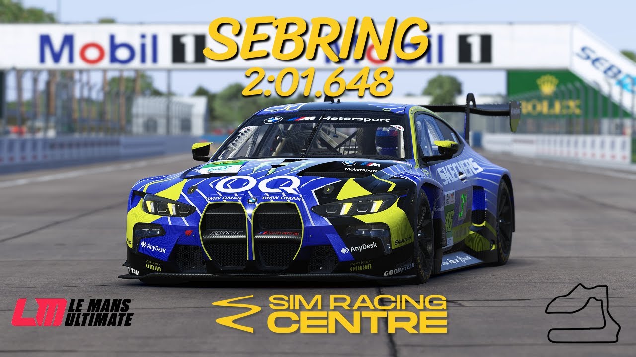 LMU Hotlap | BMW M4 GT3 EVO @ Sebring | 
