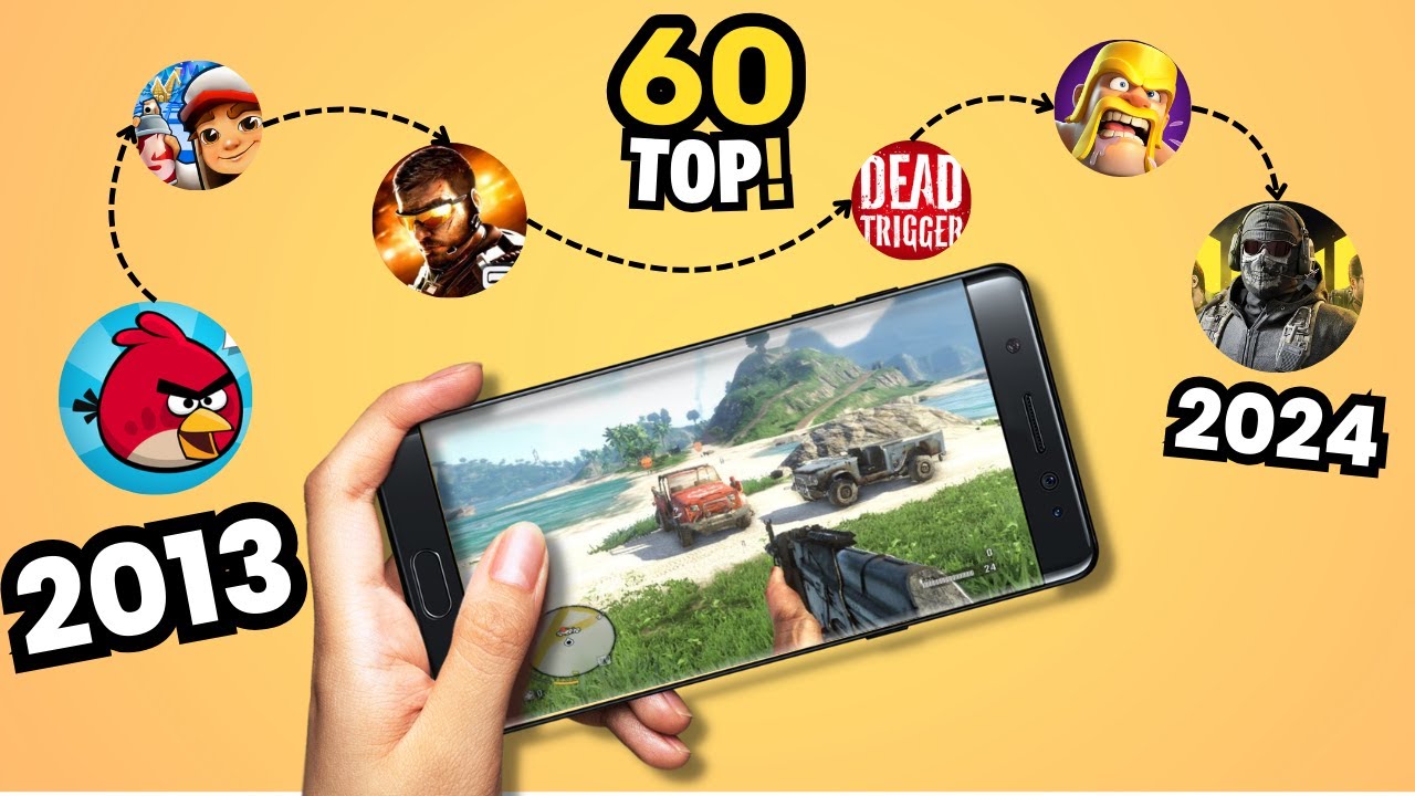 TOP 60 juegos m&oacute;viles de la d&eacute;cada (2013 - 2024)