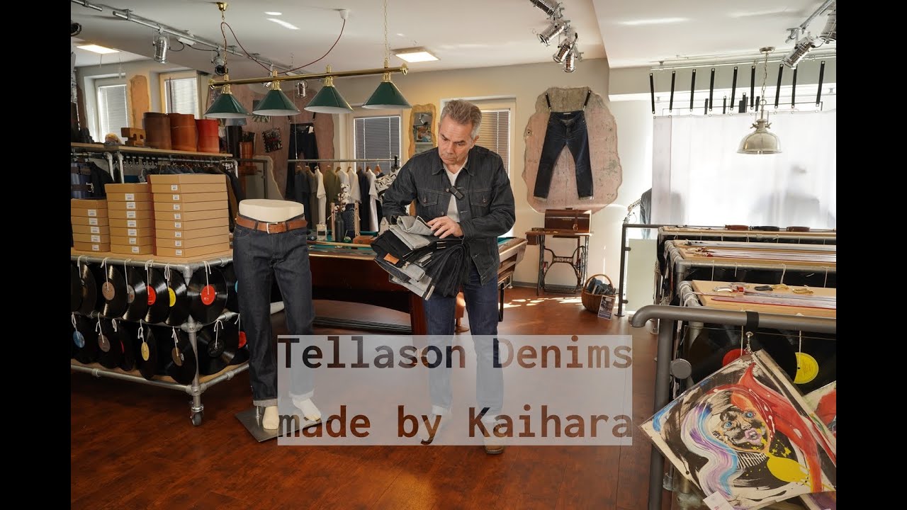 Tellason denims made by Kaihara