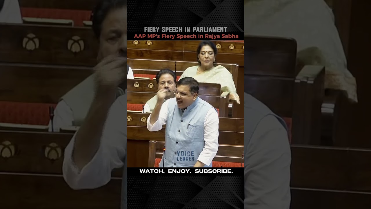 Sanjay Singh Parliament Speech | AAP MP's Fiery Speech in Rajya Sabha.