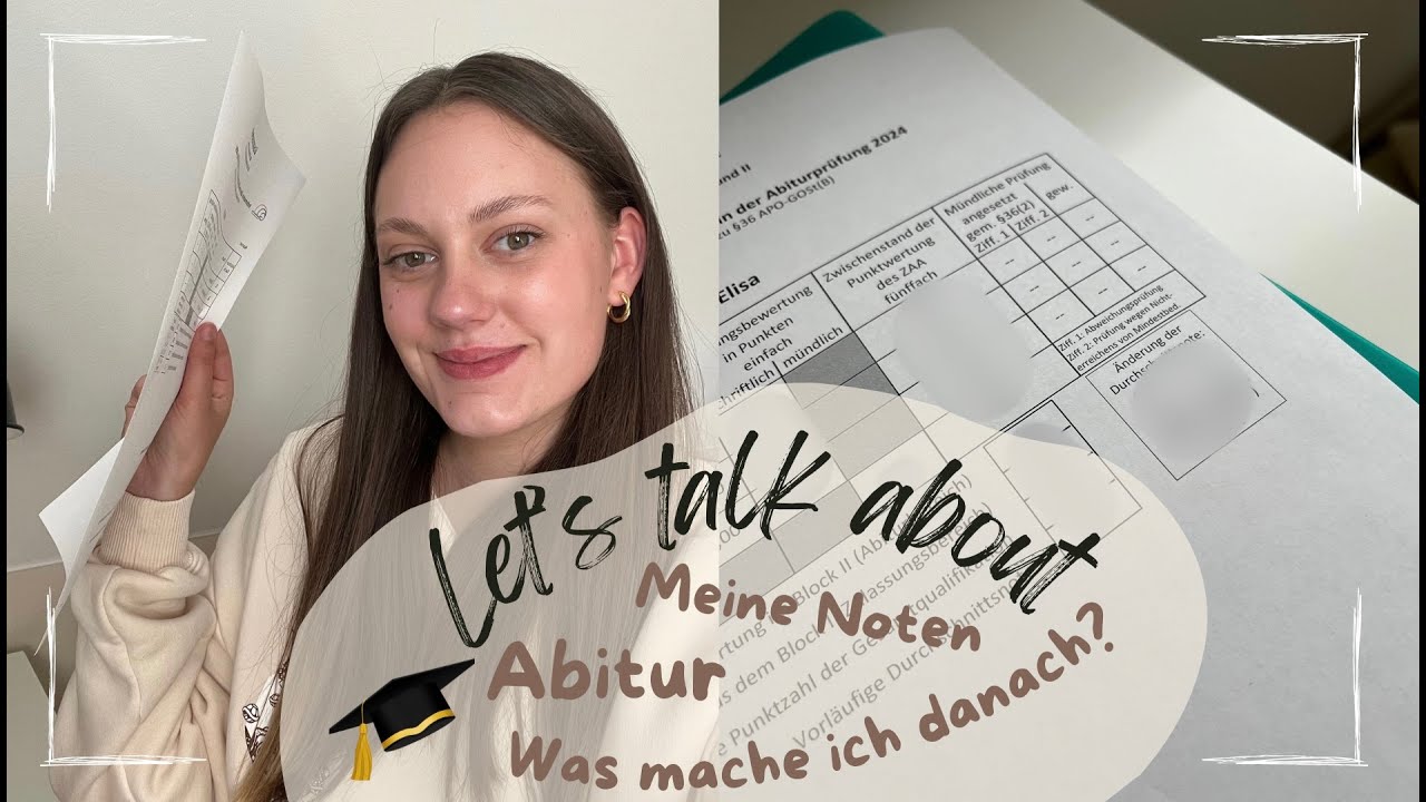 Let´s talk about - Abitur, meine Noten, was mache ich danach?