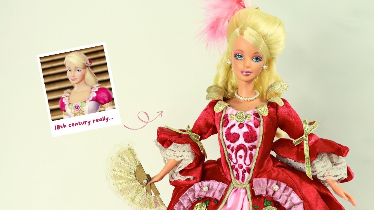 I made genevieve's dress from barbie & the 12 dancing princesses but its rococo