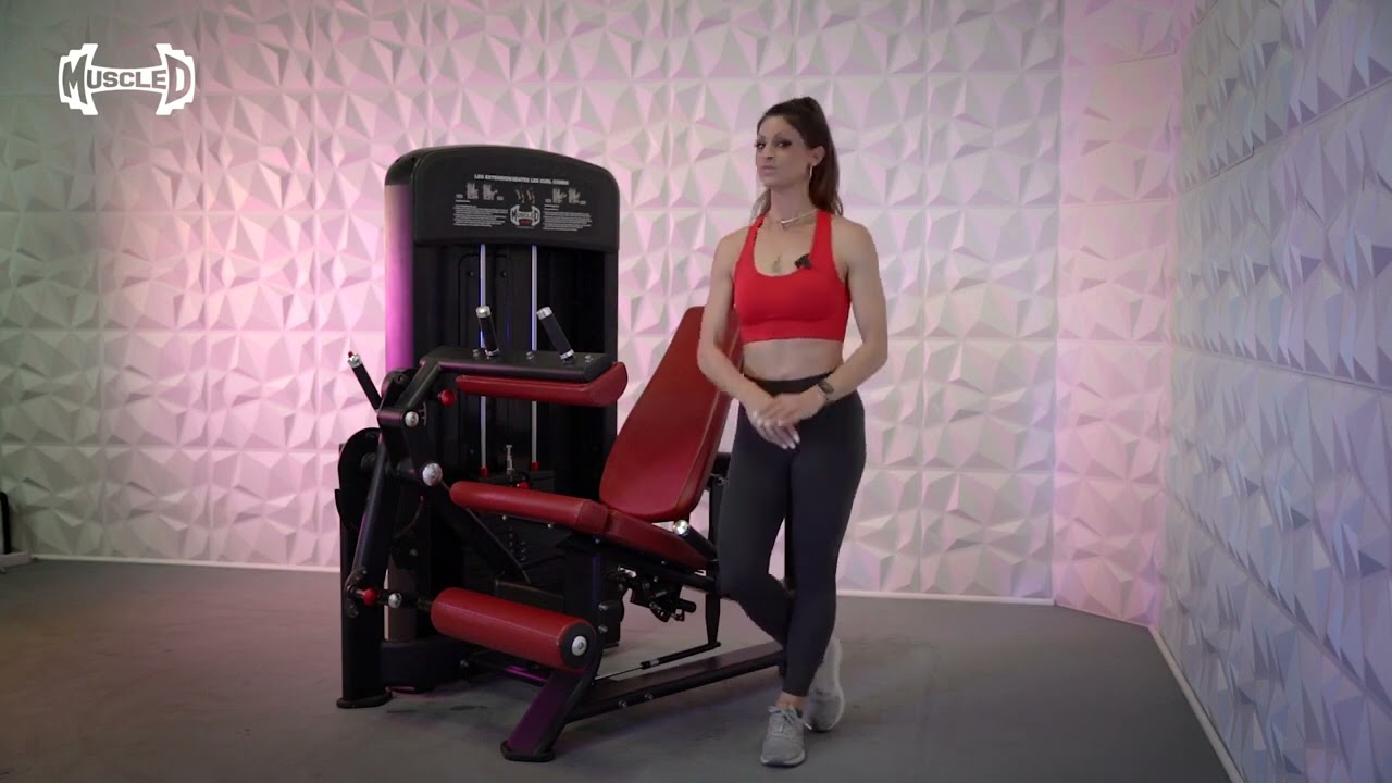Muscle D Elite Selectorized Leg Extension Seated Leg Curl Combo (S-E-LCLE) Intro