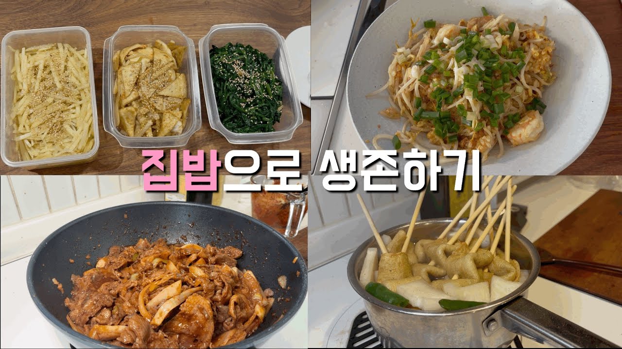 [VLOG]요리 유튜버 아닌데 요리만 해댐