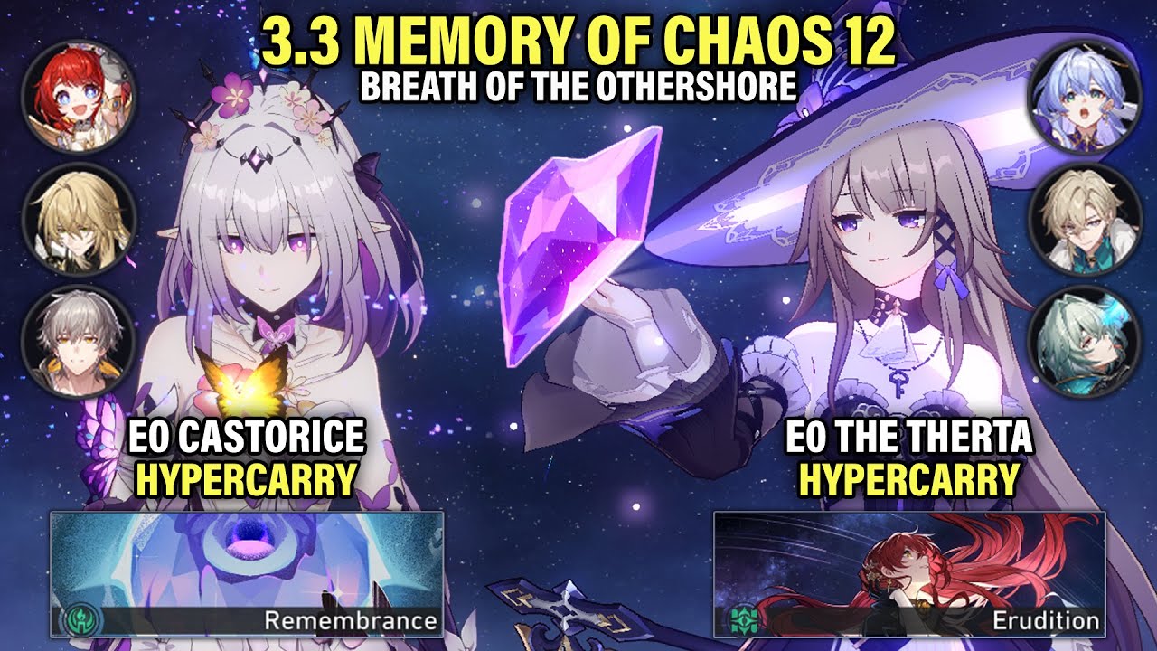 (F2P) 3.3 E0 Castorice & E0 Therta | HSR MOC 12: Breath of the Othershore