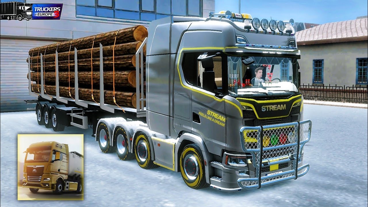 THIS LOG TRUCK IS UNSTOPPABLE 😱🌲 | Extreme Heavy Load | Truckers of Europe 3#youtubevideo #fyp