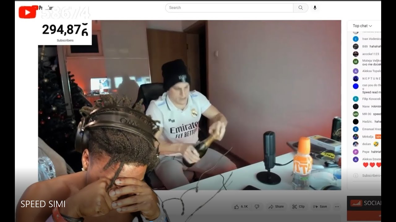 ISHOWSPEED GLEDA STRIM OD SIMIJA*CEMU TO LIVE STREAM