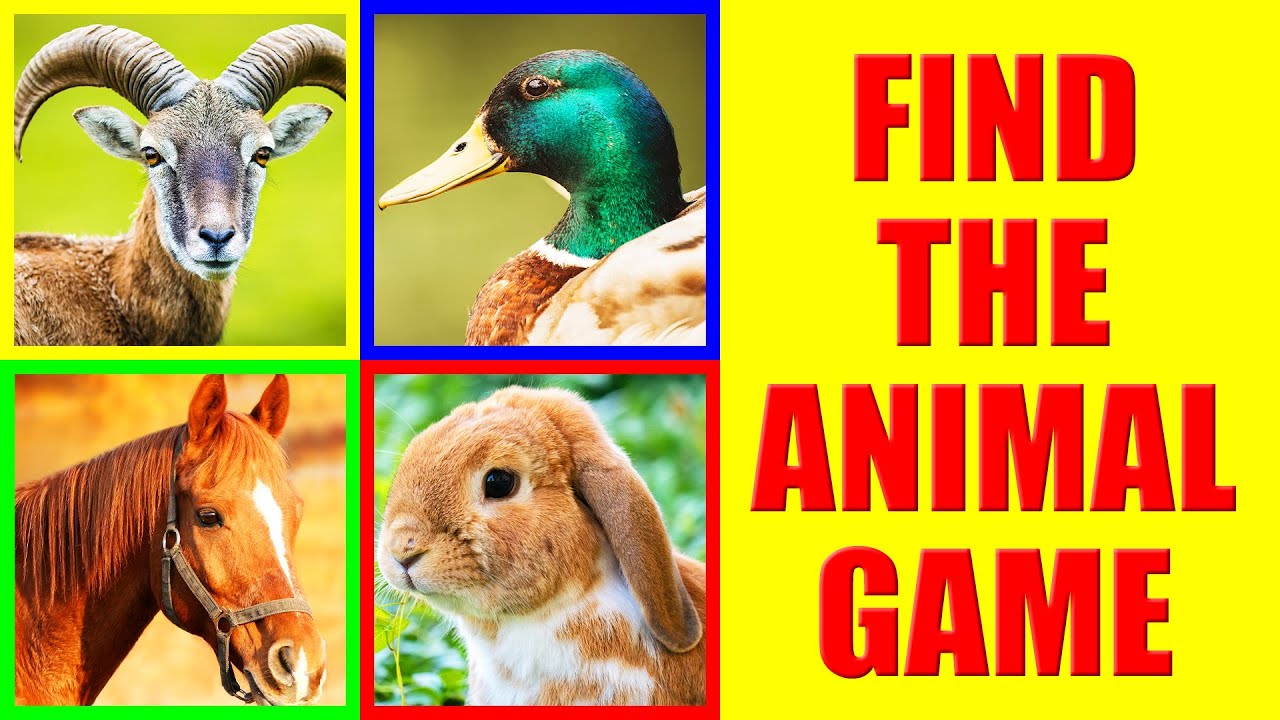 Find the Farm Animals Sound | Listening Game for Kids, Preschoolers and Kindergarten