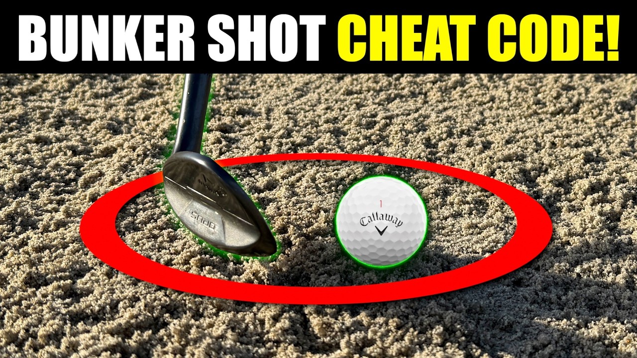 The EASIEST Bunker Shot Technique you have EVER seen!! Your Cheat Code To Bunker Play