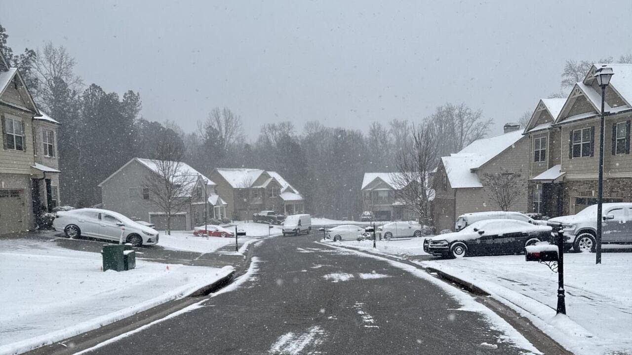 Jackson, Barrow counties see significant snowfall during winter storm