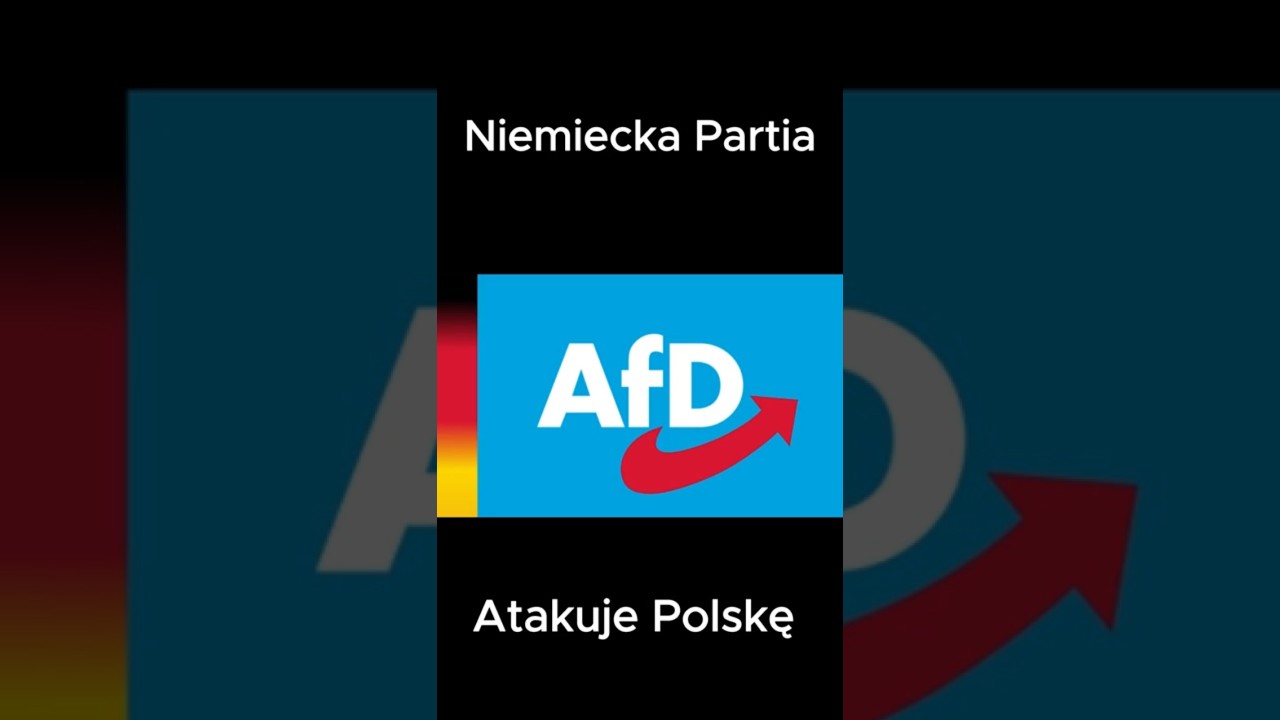 &bdquo;Wsp&oacute;lnik terroryst&oacute;w&rdquo; &ndash; niemiecka AFD ostro o Polsce #AfD #NordStream2