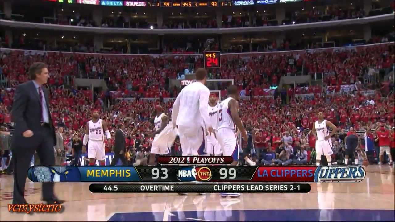 Chris Paul 27pts vs Grizzlies Game4 (2012.05.08)- OT Show