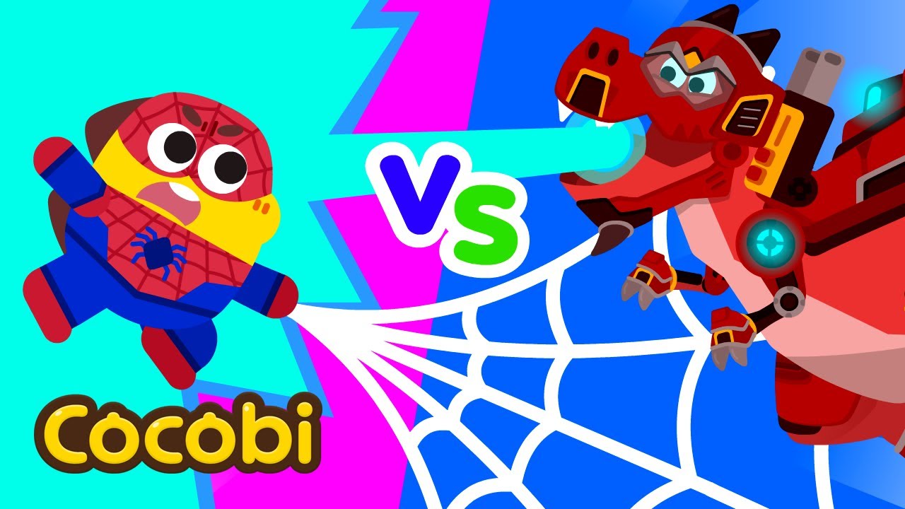 Rescue Team, Robot T-Rex Song & Fun! | The Best Kids Song Compilation | Cocobi