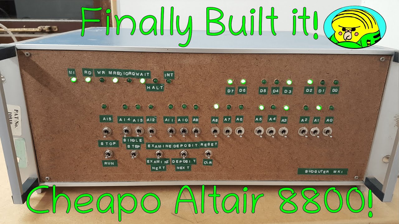 A cheapo Altair 8800 style computer using a Z80 - (part 7) - A Budguter prototype!