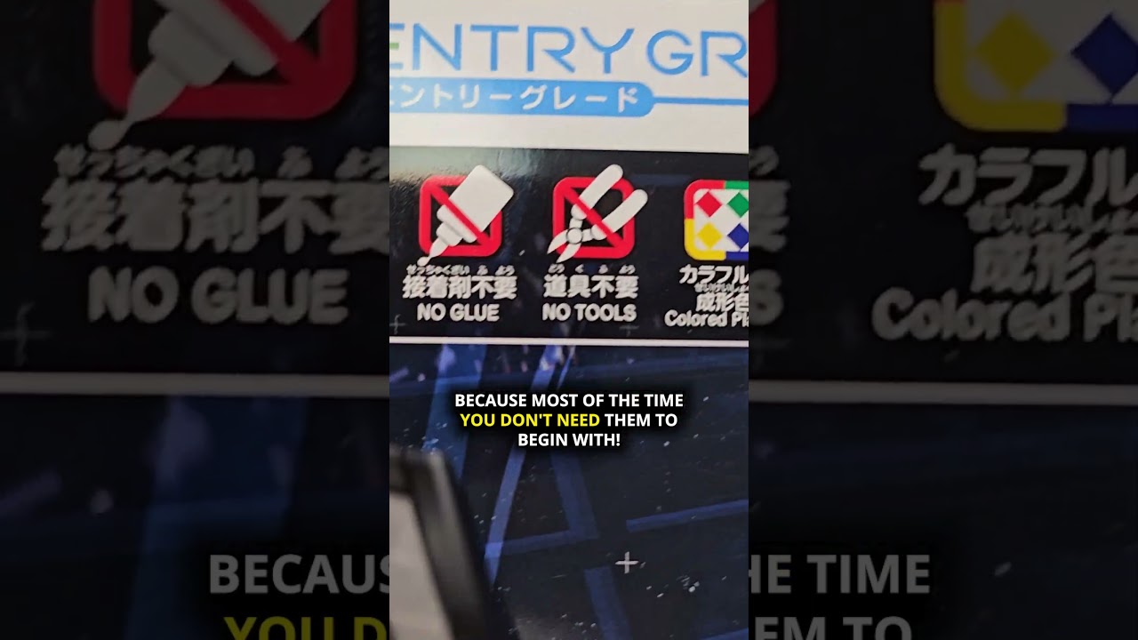 Сборка Gunpla без инструментов &mdash; это ПРАВИЛЬНОЕ ДЕЛО!