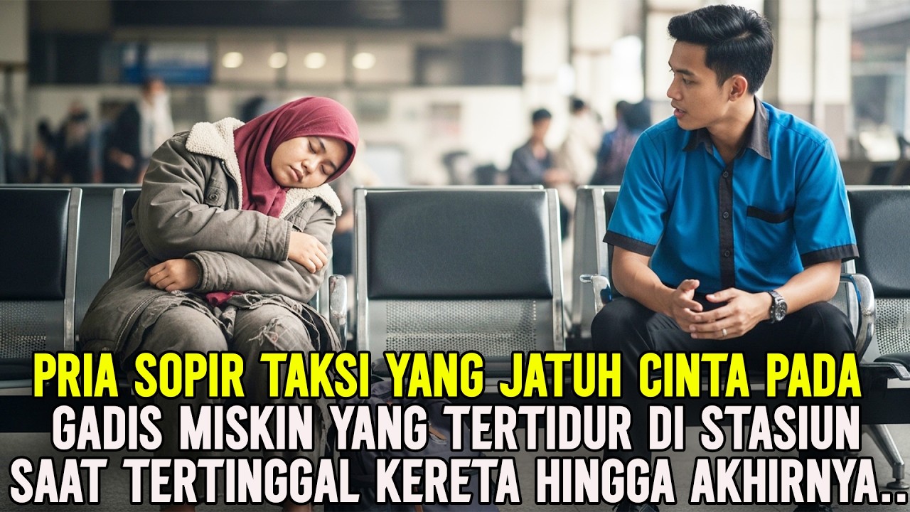Gadis Miskin Tertidur di Stasiun Akibat Tertinggal kereta, Hingga Sopir Taksi Mengantarnya Pulang