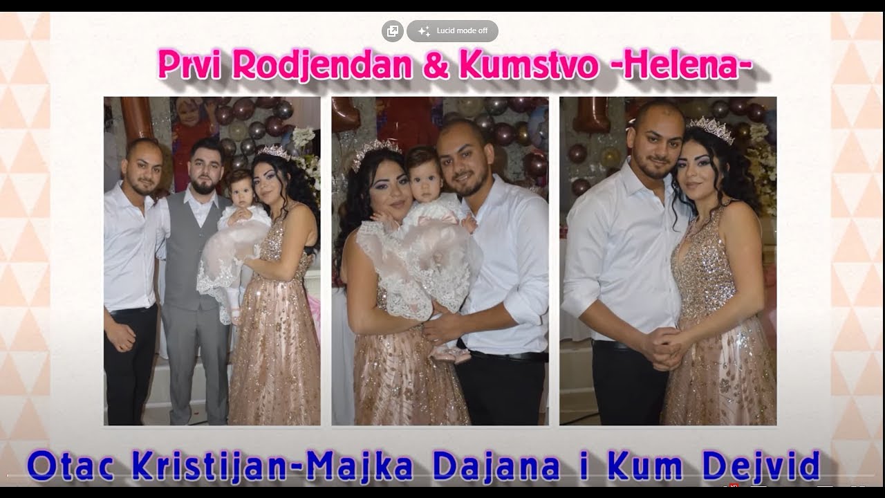 2 DEO 🎈1️⃣ Rodjendan & Kumstvo 🎈 Helena🎈 kod Zike & Milene  u Düsseldorf