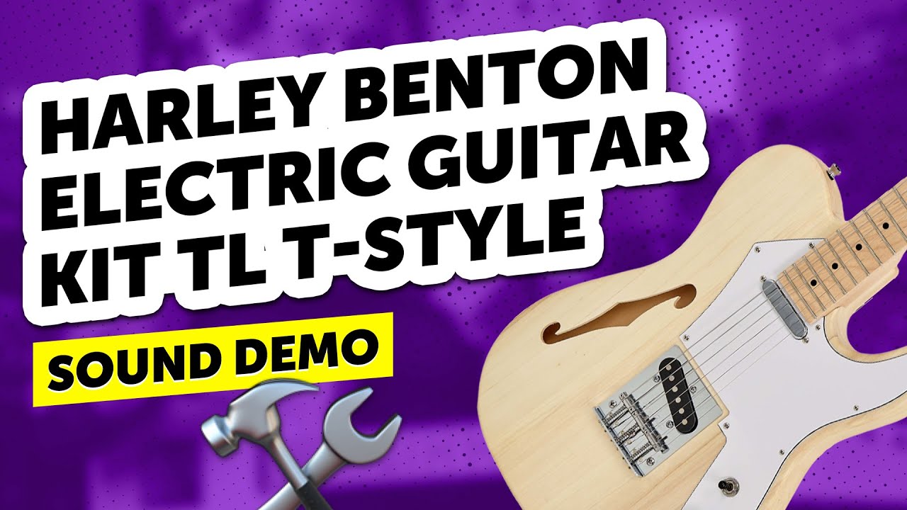 Harley Benton Electric Guitar Kit TL T-Style - Assembling & Sound Demo