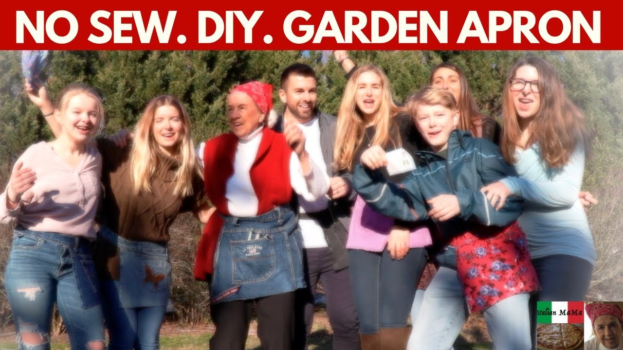 DIY PROJECT - Spring Garden Apron with Italian MaMa