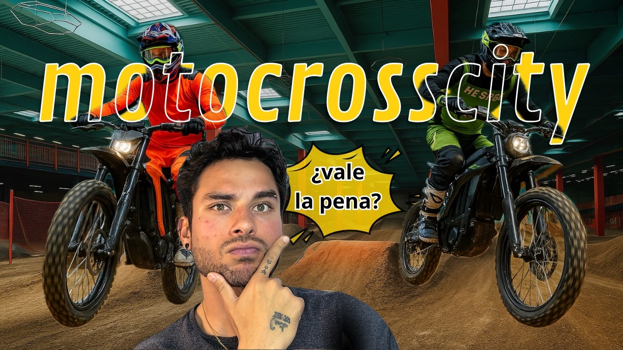 PRUEBO la PRIMERA Pista de MOTOCROSS dentro de un centro comercial !!!