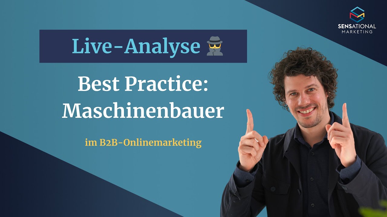 LIVE-ANALYSE 🕵️ Best Practice: Oberfl&auml;chenbehandlung #b2bonlinemarketing