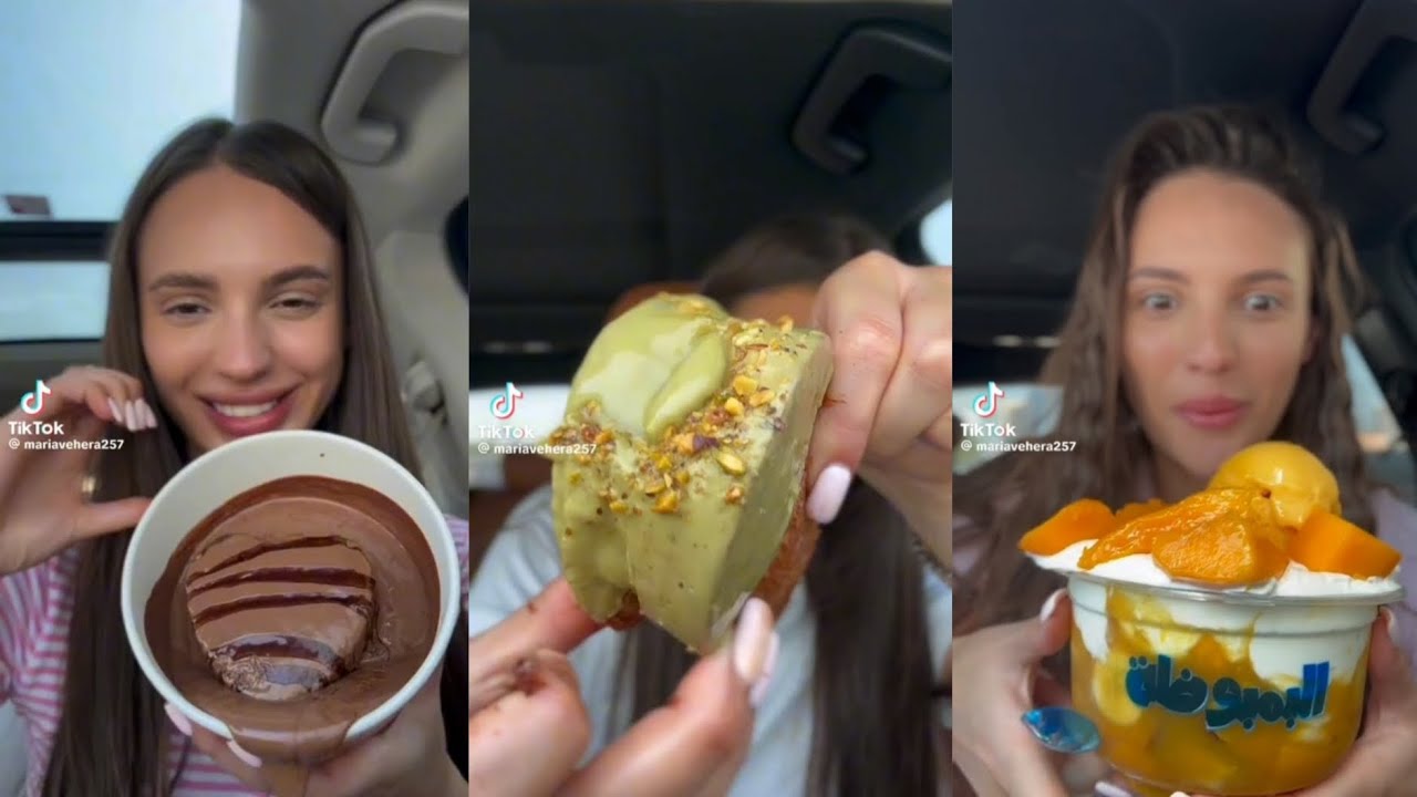 ASMR MUKBANG✨ @mariavehera257 TIKTOK COMPILATION #27