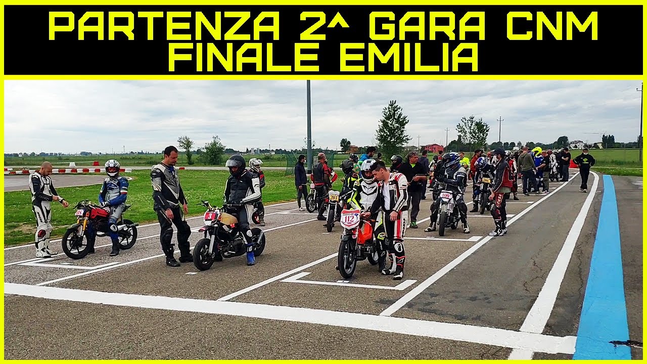PARTENZA 2^ Gara CNM nella pista di Finale Emilia