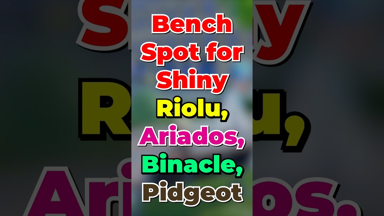 Лучшее место для блестящих Riolu, Ariados, Binacle и Pidgeot!