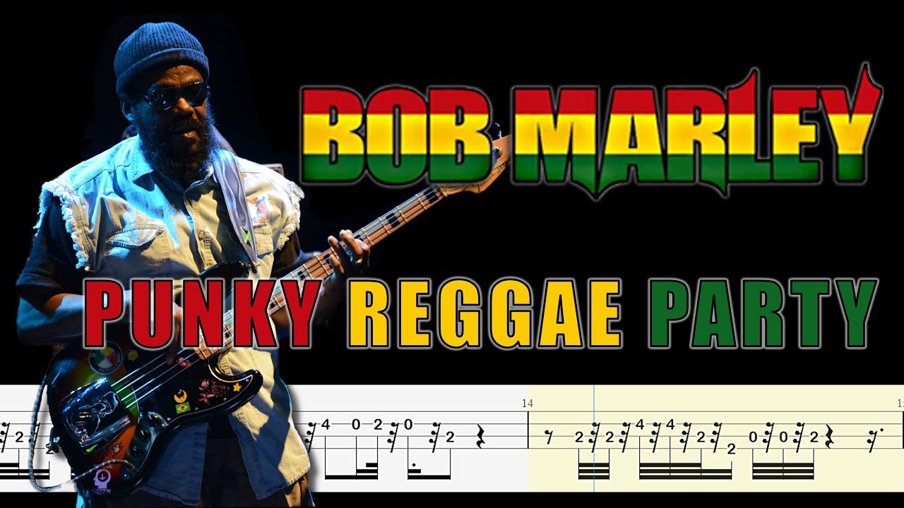 Bob Marley - Punky Reggae Party (Bass Line + Tabs + Notation) By  @ChamisBass