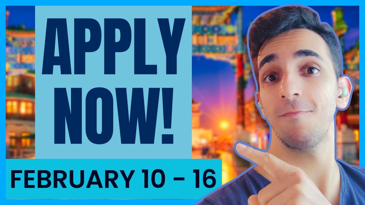 Currently Open Scholarships for International Students - February 10 - 16