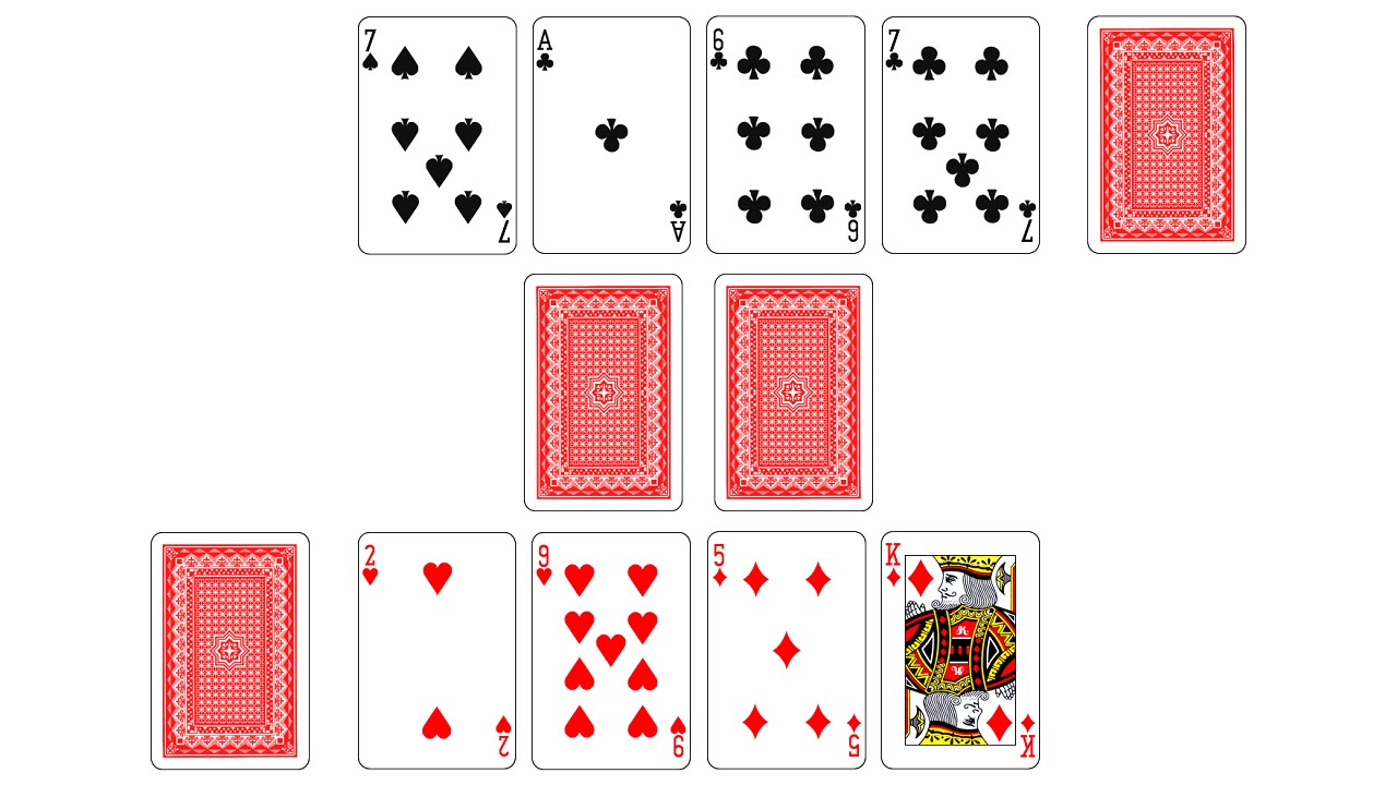 【2人トランプ】スピードの遊び方､やり方､ルール/how to play Speed【2pcards】