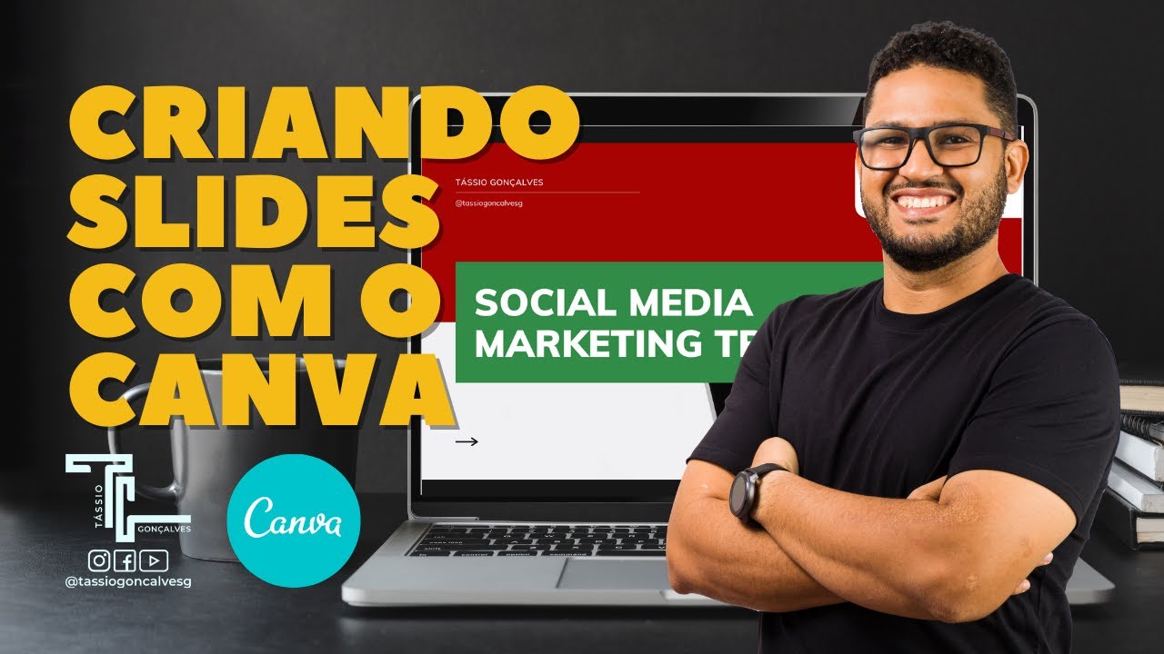 Como Criar uma Apresentação de Slides no Canva e Como Gravar uma Videoaula no Canva