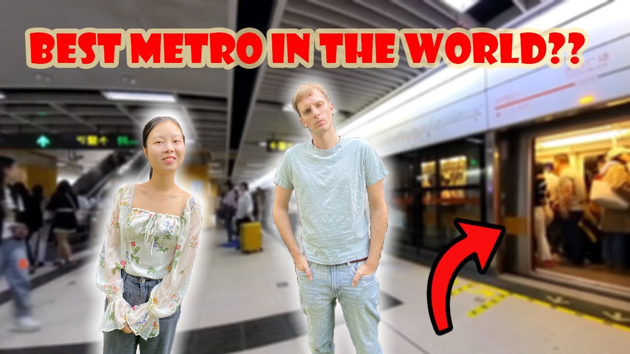 Taking the Metro in China 🚇 | Chengdu Subway Rush Hour Experience