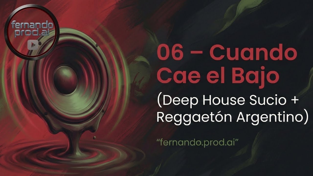 Cuando Cae el Bajo | Dirty Deep House + Reggaetón Argentino – AI Music