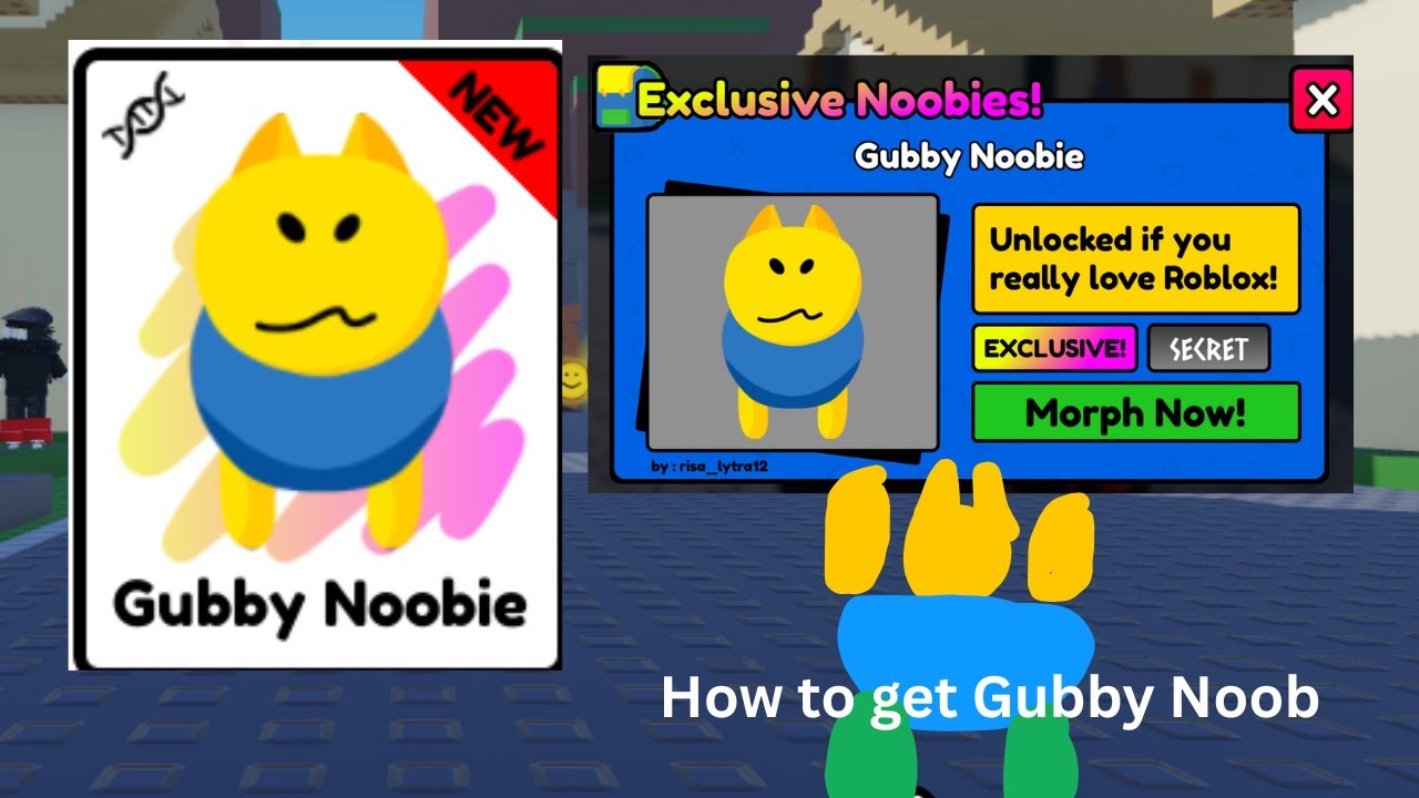 How to get Gubby Noob in Find the Noobies