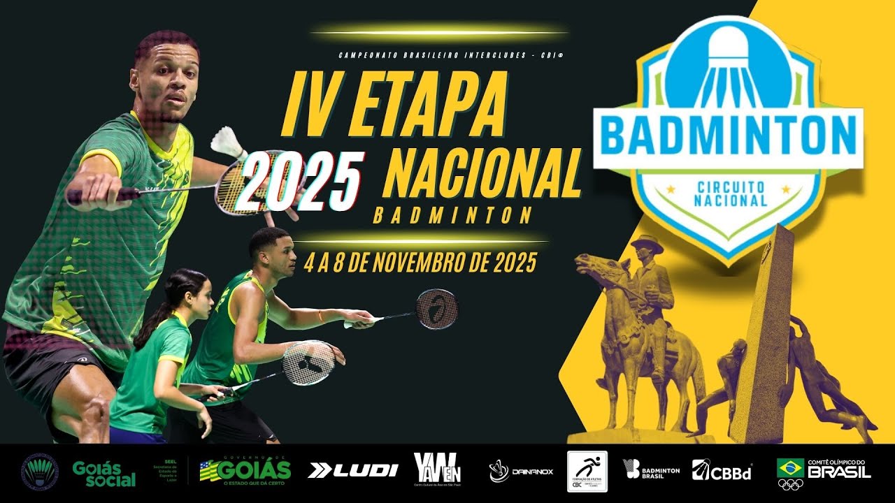 Canal 02 - IV ETAPA NACIONAL DE BADMINTON - 2025 - CBBd - Dia 01