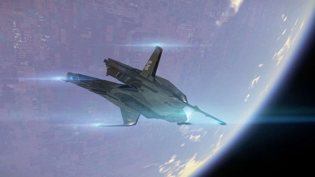 Star Citizen - Landing to Area18 ArcCorp - Returning to the game -  No Commentary