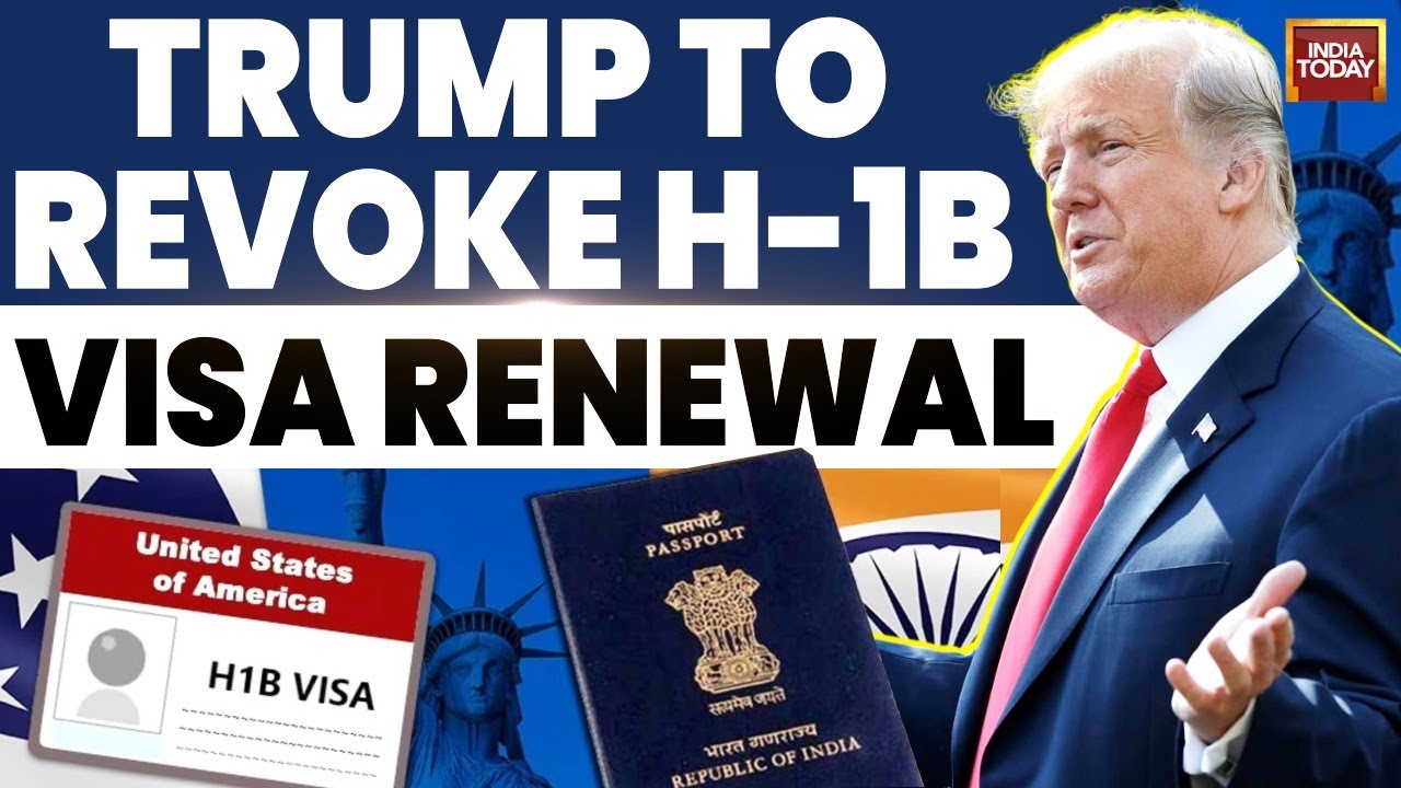 Trump Takes Back H-1B, L-1 Visa Renewal Extension? | Donald Trump | US Visa | Immigrants