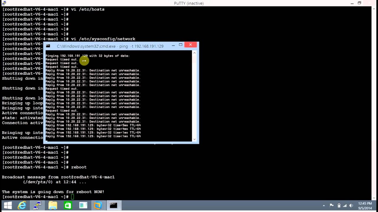Changing the Hostname - Redhat Linux 6