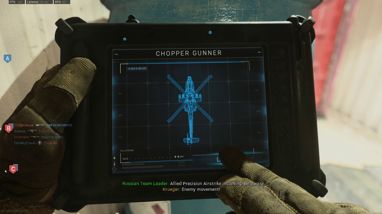 Mild Chopper Gunner and AC-130 on Shipment