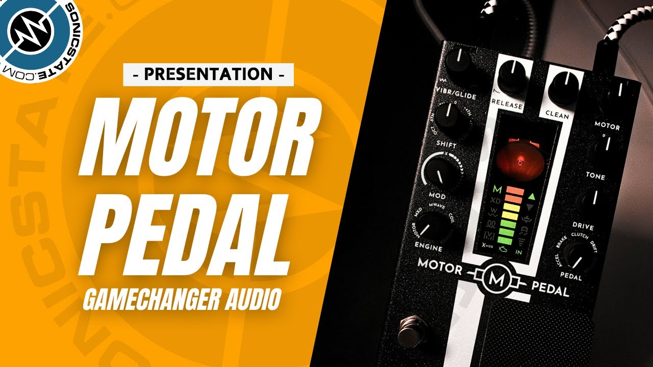 Pedal de motor Gamechanger Audio: sintetizador y efectos con voz motorizada - Presentaci&oacute;n