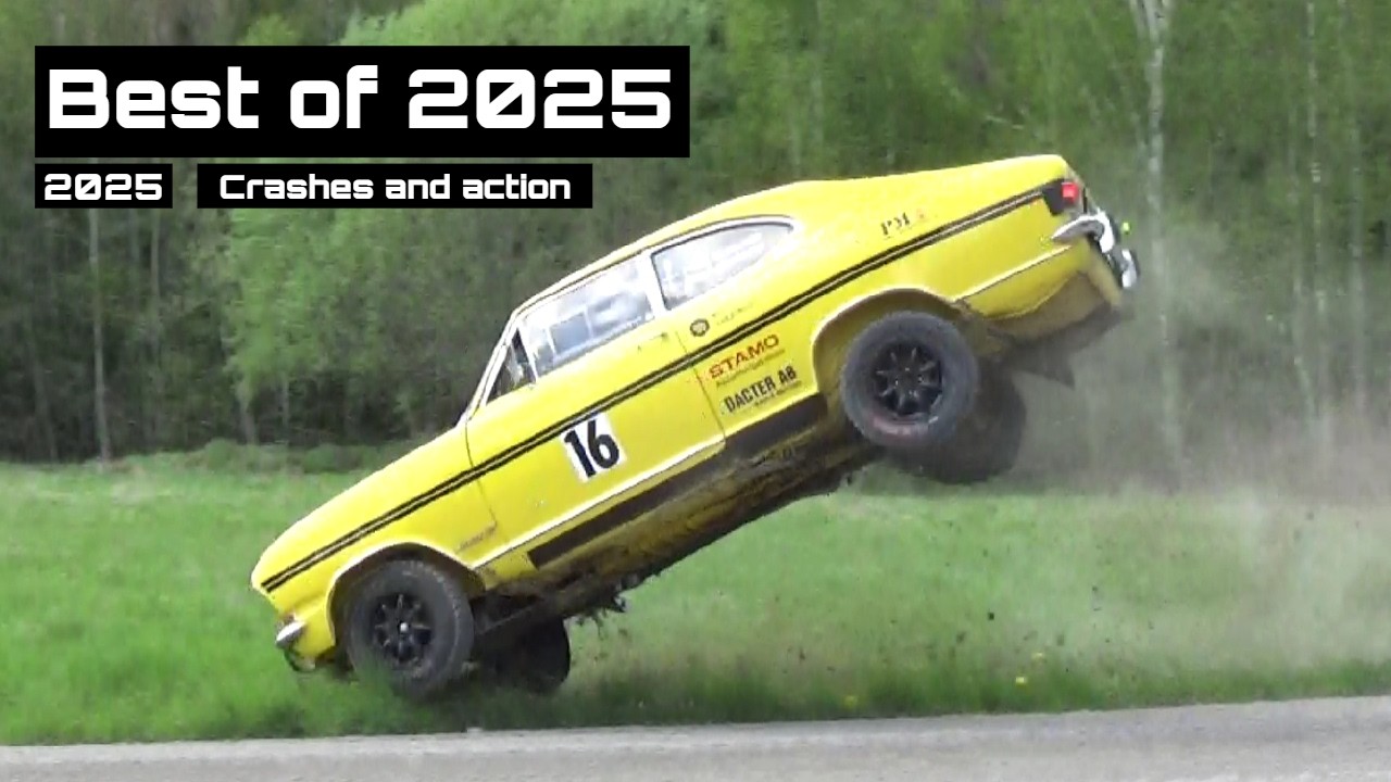 Rally, Best of 2025 - Sweden. Crashes And Action!
