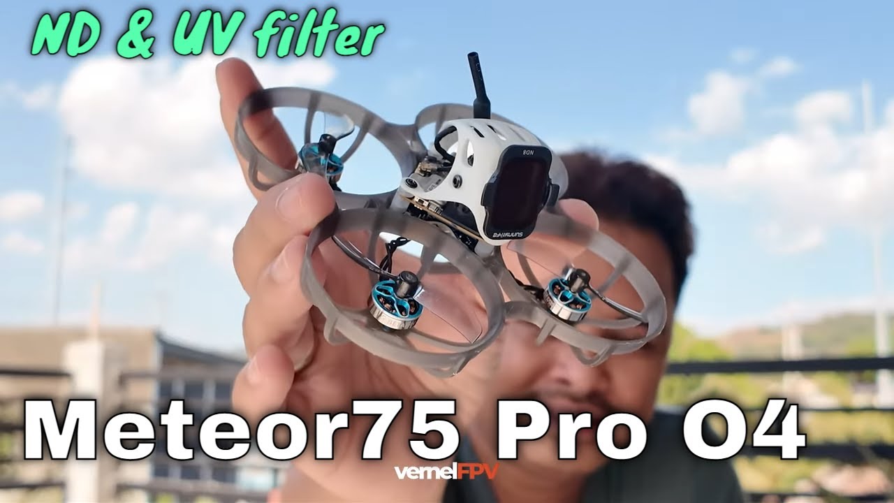 Adding an ND and UV filter on the BetaFPV Meteor75 Pro O4 lite