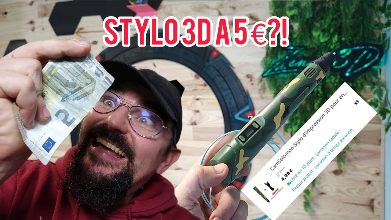 un stylo 3d a moins de 5 euros